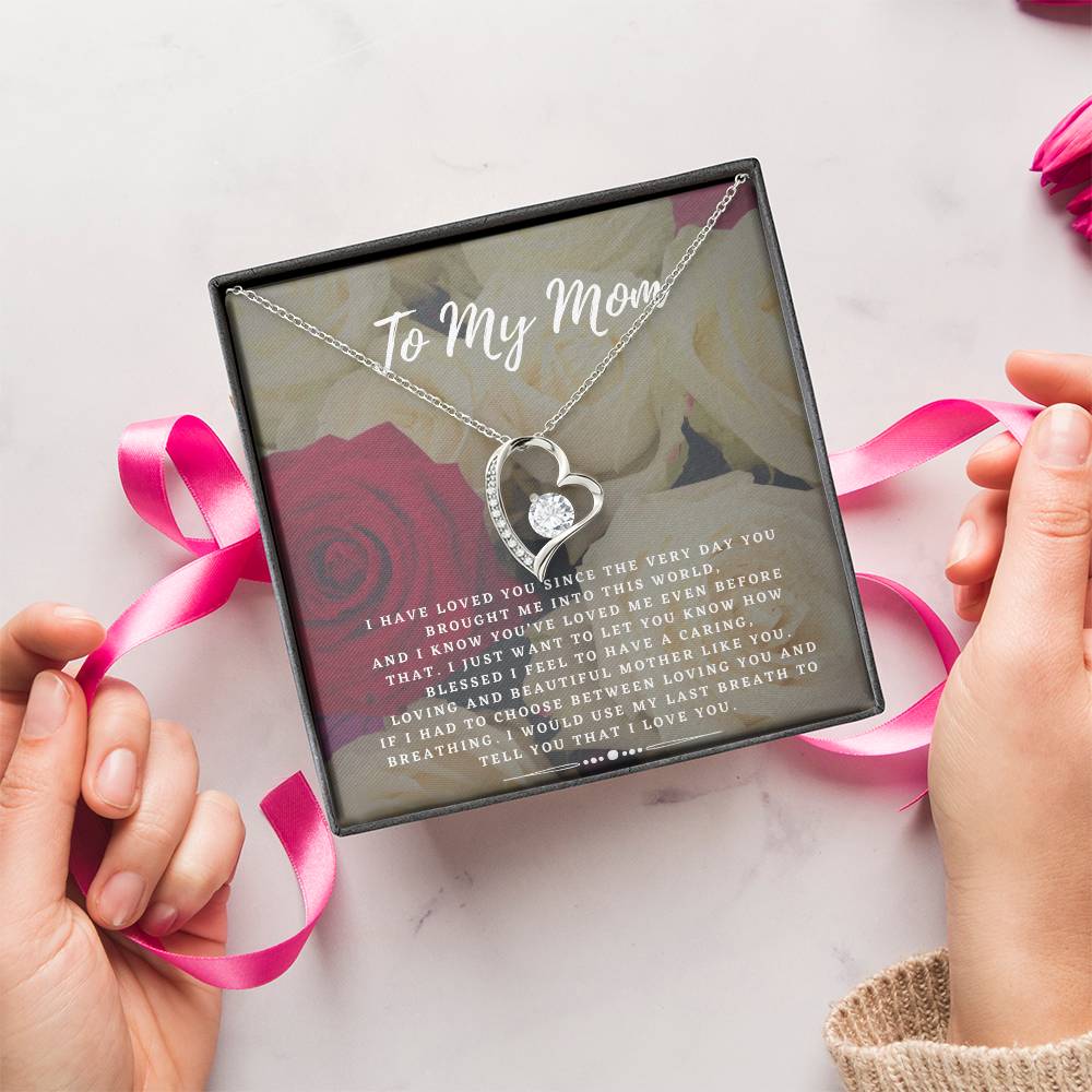 Special Gift For Your Mom Forever Love Necklace