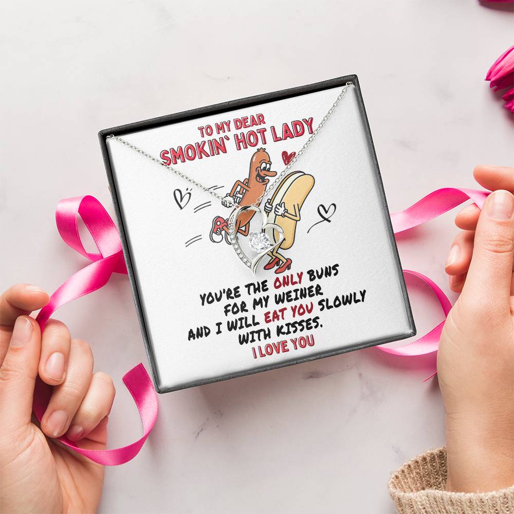 To My Buns I Will Eat You Forever Love Necklace