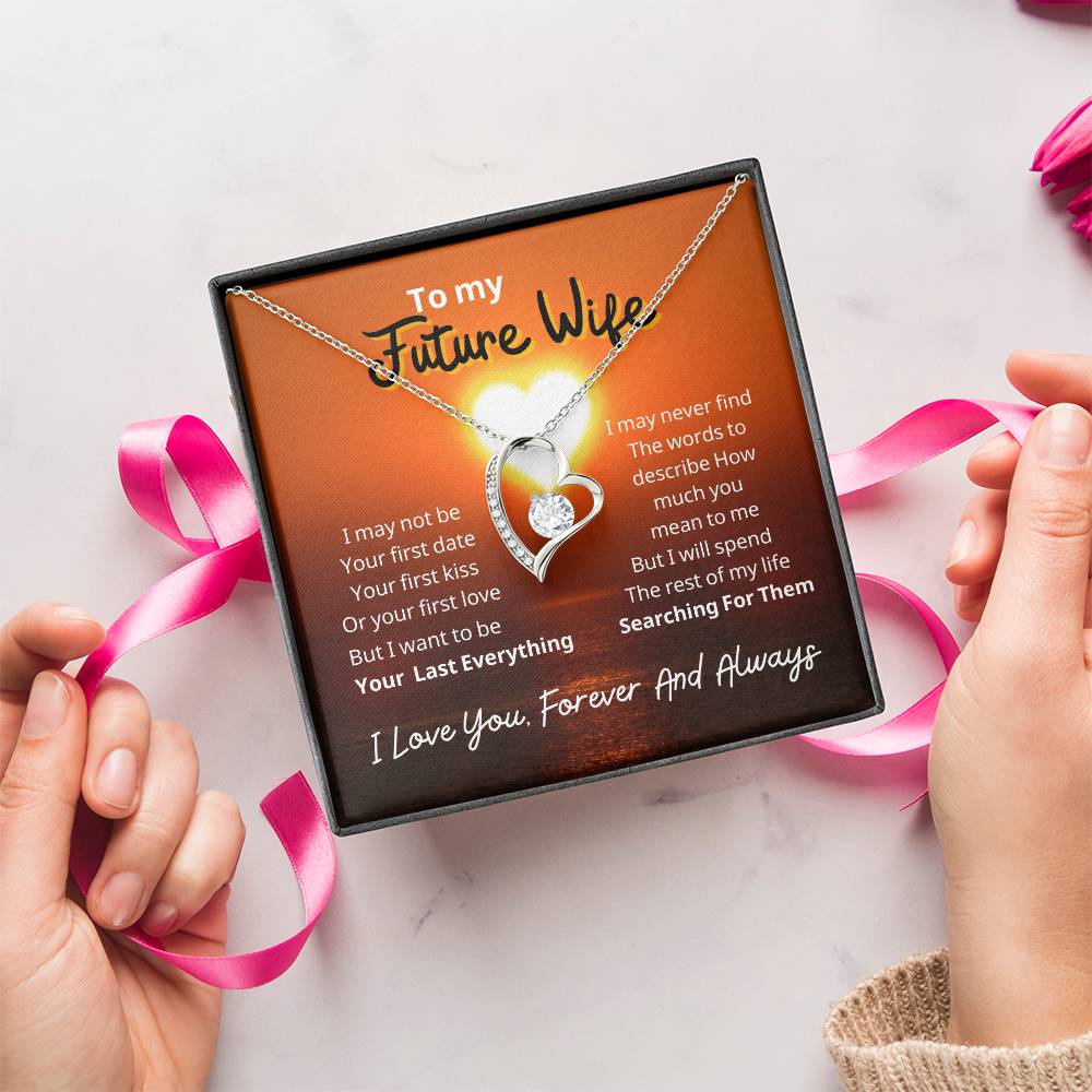 To My Future Wife I Love You To My Wife Necklace Gift Anniversary Gift Gifts For Her Valentines Gift For Wife Birthday Gift Forever Love Necklace