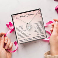 Mother Of The Groom Wedding Gift Bridal Party Rehearsal Dinner Man Of My Dreams Parent Of Groom Bridal Shower Christmas Gifts Forever Love Necklace
