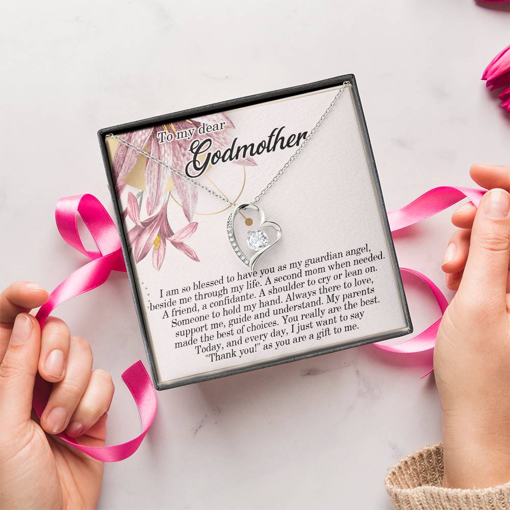 My Godmother Necklace Giftnecklace Gift For Godmother Godmother Forever Love Necklace Godmother Wedding Gift Godmother Of The Bride Forever Love Necklace