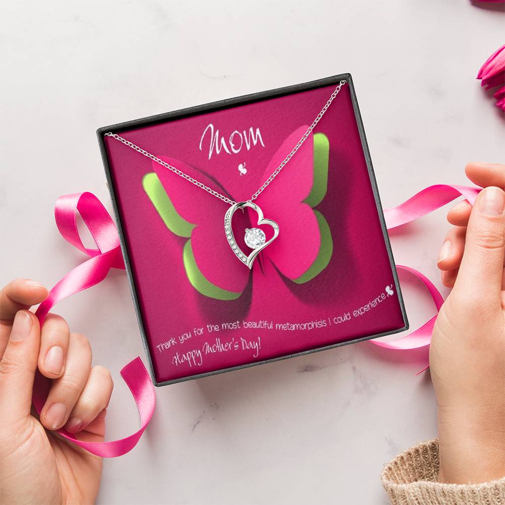 To My Mom 2 Forever Love Necklace