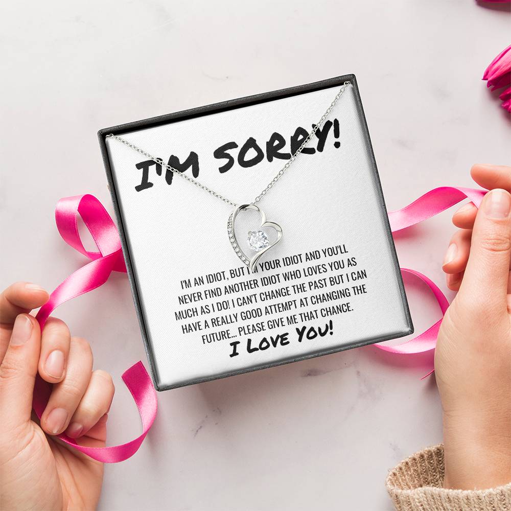 Sorry Apology 1 Forever Love Necklace