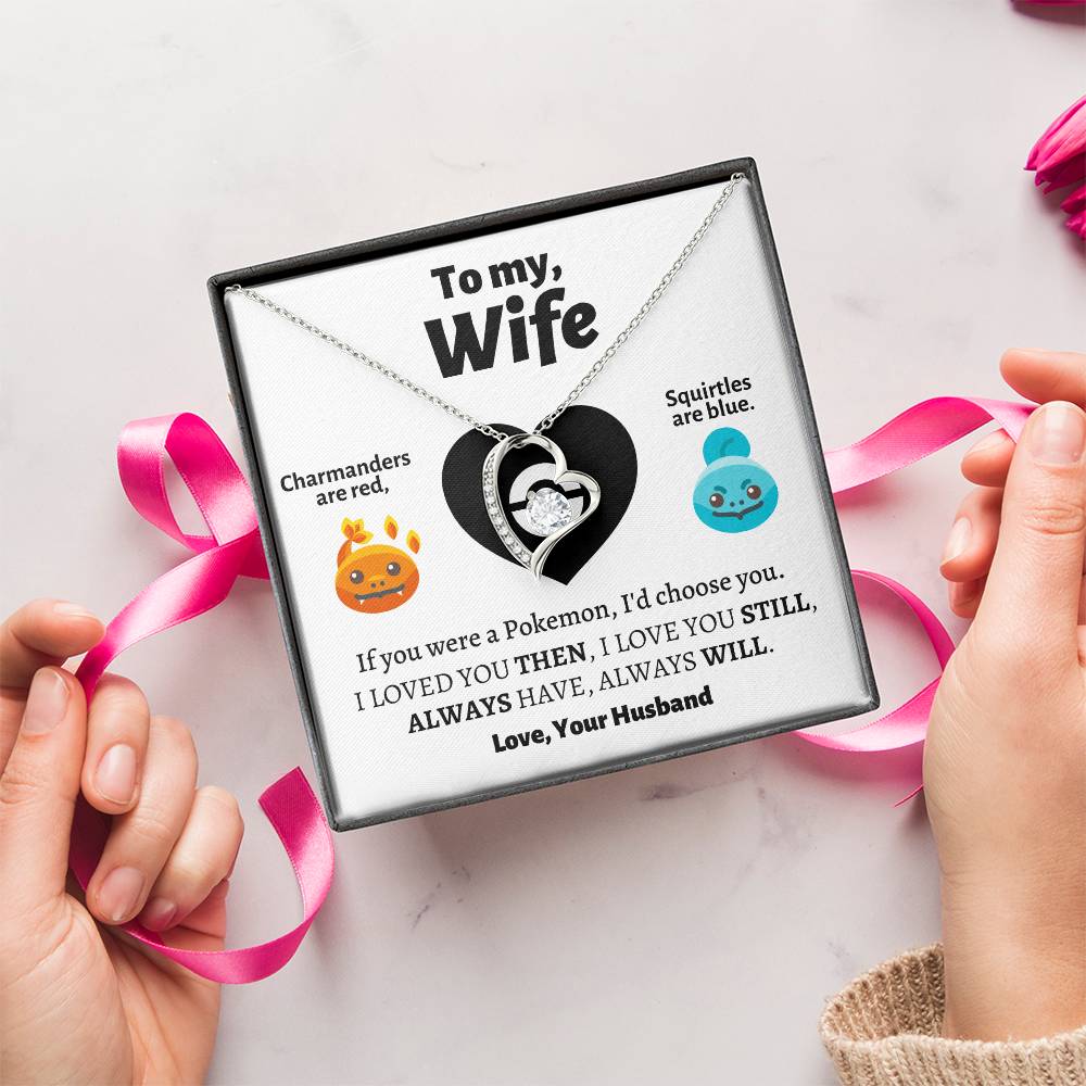 To My Wife Necklace Love Your Husband To My Wife Necklace Anniversary Gift For Wife Gift For Wife Necklace For Wife Birthday Forever Love Necklace