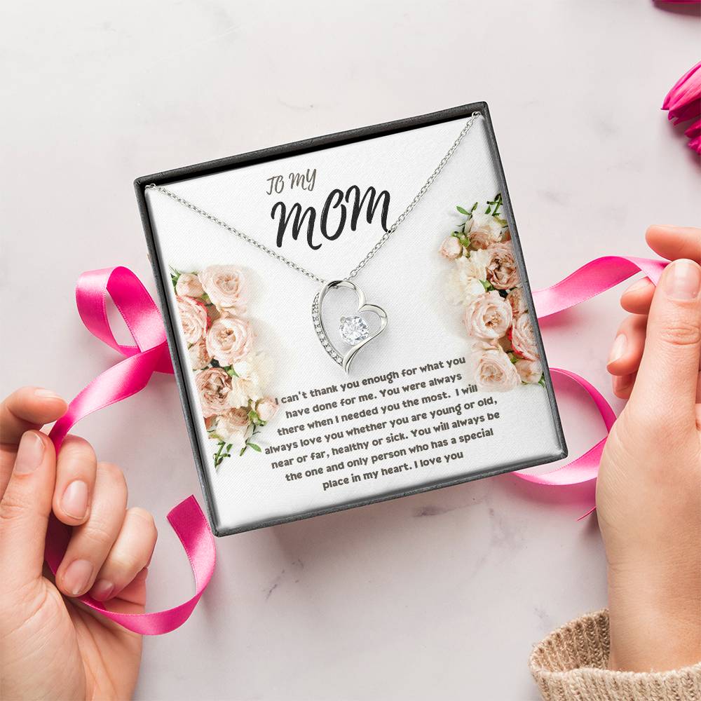 Special Gift For Your Mom Forever Love Necklace