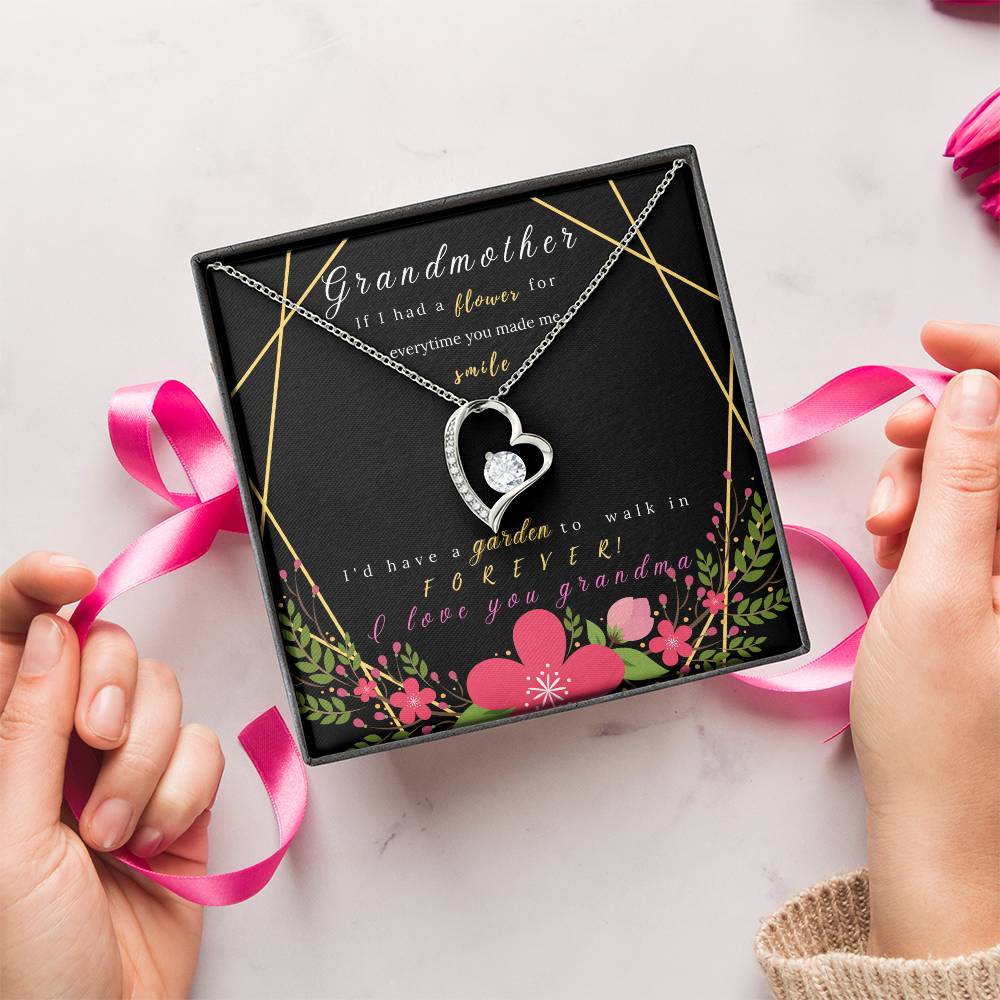 Garden Of Love To My Grandma Forever Love Necklace 1 Forever Love Necklace