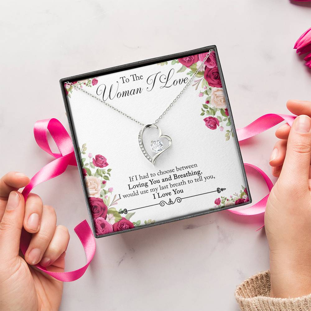 To The Woman I Love Forever Love™ Necklace Forever Love Necklace