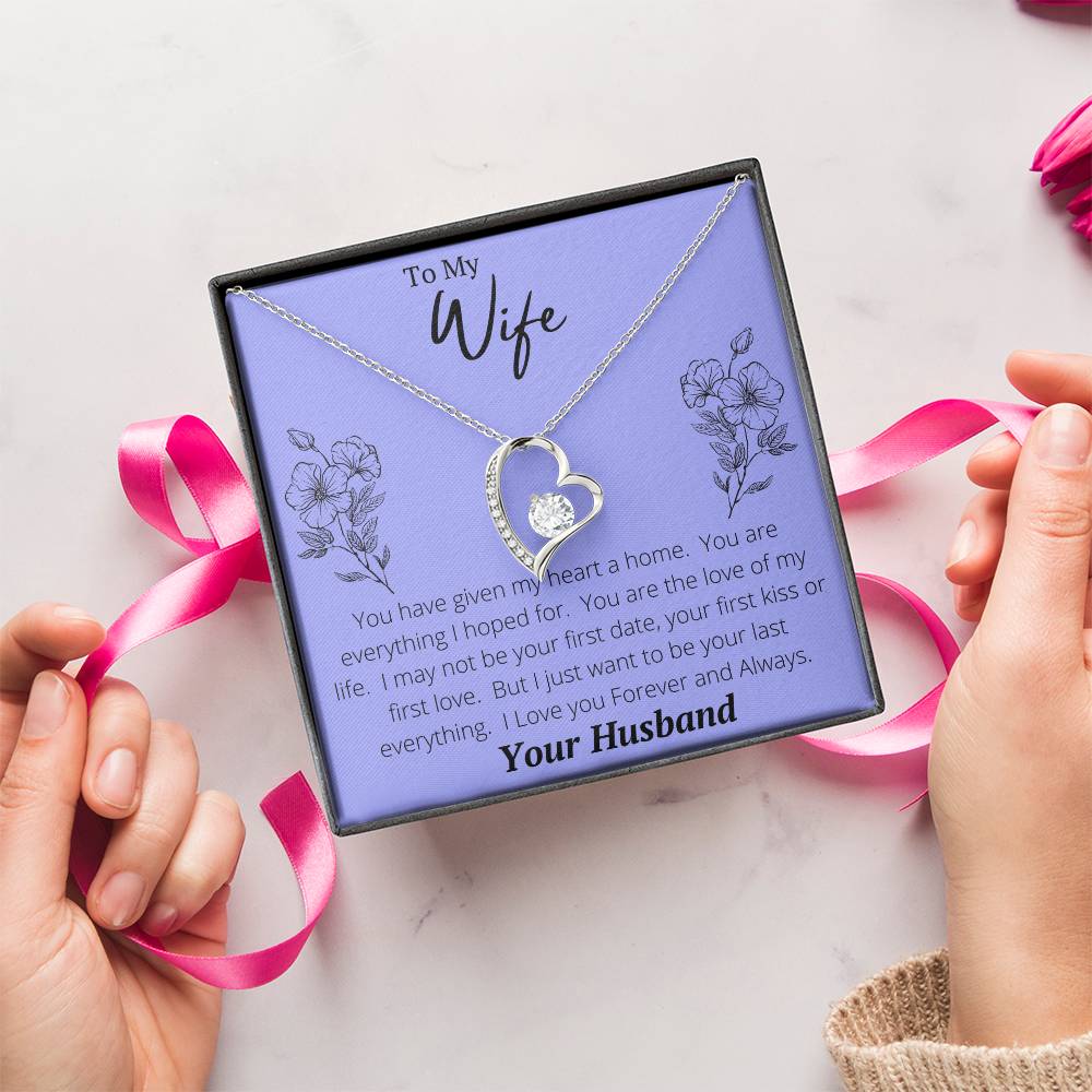 Dazzling Forever Love Necklace For That Special Woman On Valentine's Day Forever Love Necklace