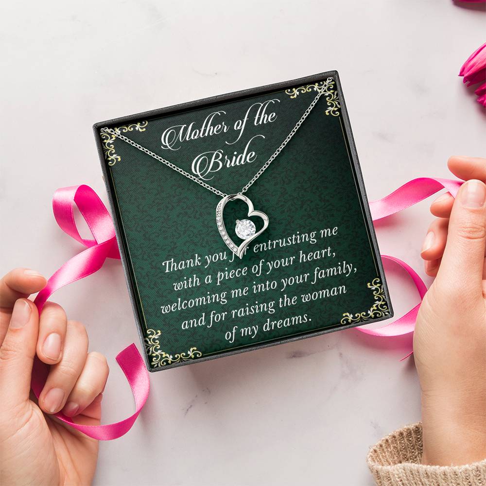 Mother Of The Bride Gift Customize Mother Of The Bride Wedding Gift Mom Of The Bride Gift Mother Of The Bride Forever Love Necklace Forever Love Necklace