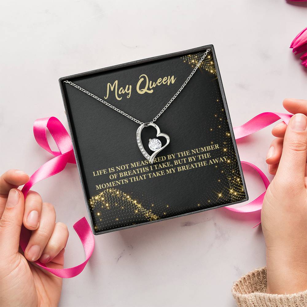 Born May Birthday Gift 4 Forever Love Necklace