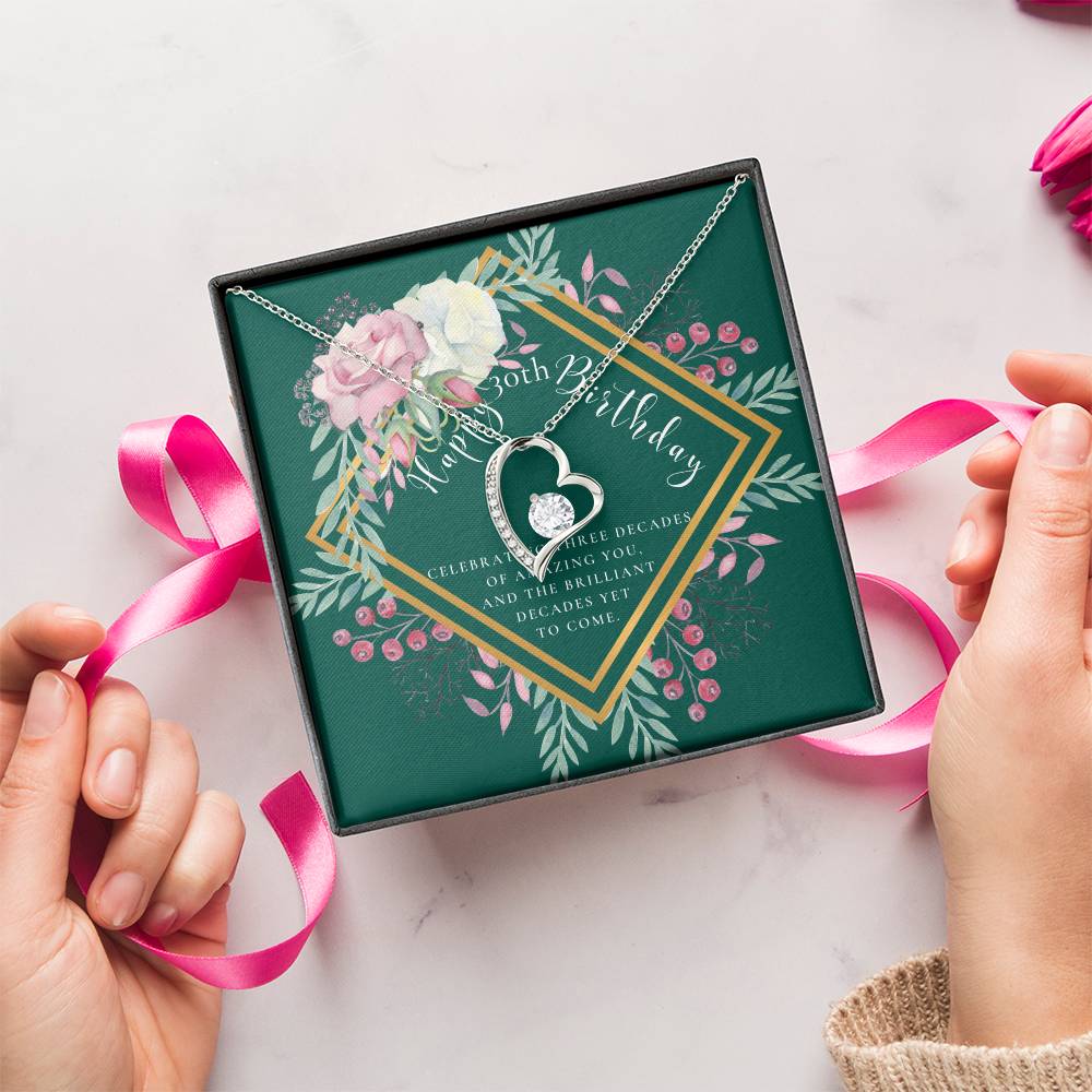 Daughter Birthday Gift Daughter Jewelry Daughter Necklace Mom To Daughter Necklace Meaningful Necklace For Daughter 30th Birthday Gifts Forever Love Necklace