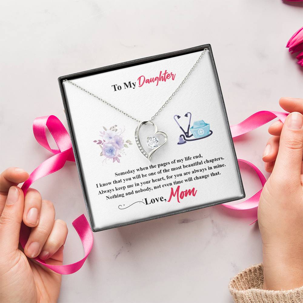 Nurse Daughter Forever Love Necklace
