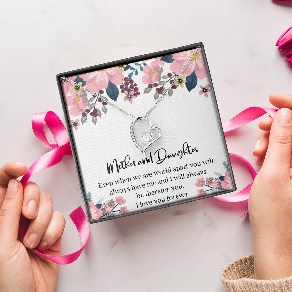 Mom And Daughter Necklace Mother Daughter Jewelry Mother Daughter Mother Daughter Necklace Mother & Daughter Gifts 1 Forever Love Necklace