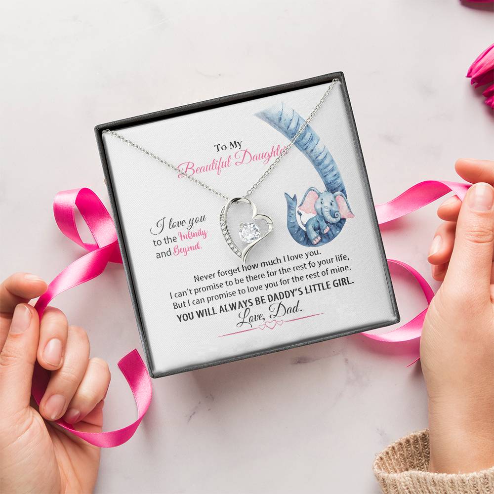 Dad To Daughter Forever Love Necklace