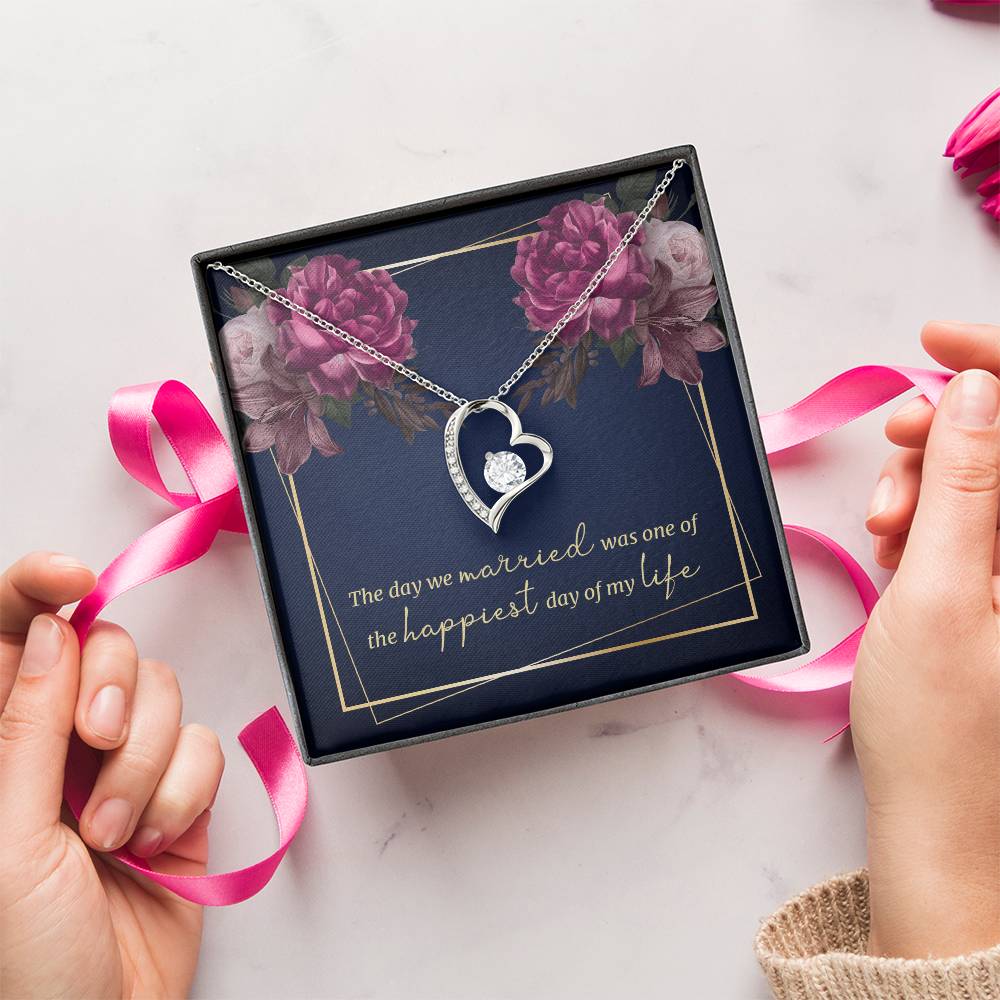 The Day We Married Forever Love Necklace