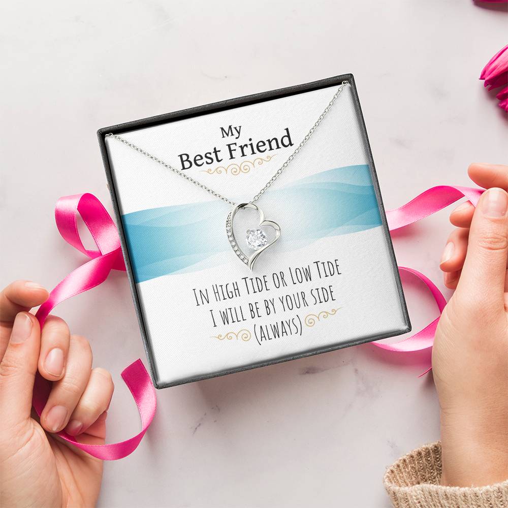 My Best Friend I Will Be By Your Side Necklace 1 Forever Love Necklace