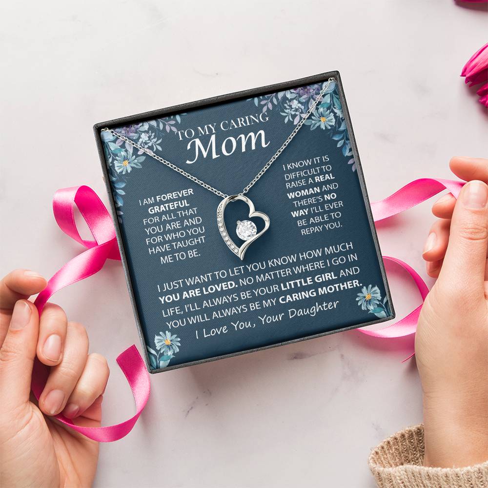 Mothers Day Heart Necklace Forever Love Mother Daughter 2 1 Forever Love Necklace