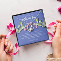 Mother Of The Bride Gift From Groom Mother In Law Gift On Wedding Day From Groom Gifts For Mother Of The Bride Future Motherinlaw Forever Love Necklace