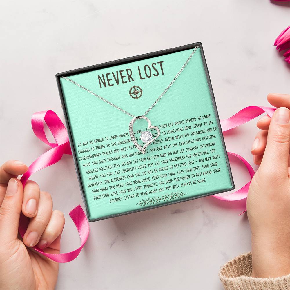 Never Lost Forever Necklace Graduation 1 Forever Love Necklace