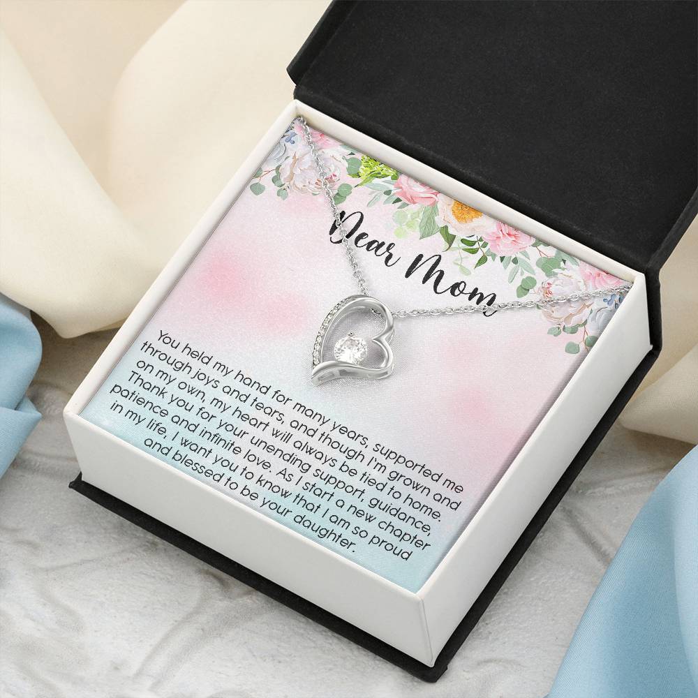 Mother Of The Bride Gift Mother Of The Bride Gift From Daughter Mother Of The Bride Mom Wedding Gift From Bride 1 Forever Love Necklace