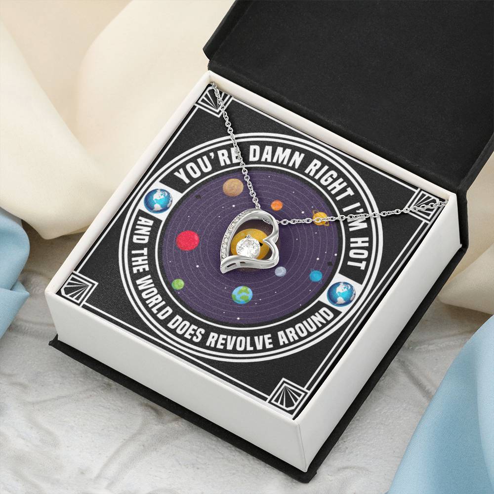 Yes I Know I’m Hot Forever Love Necklace