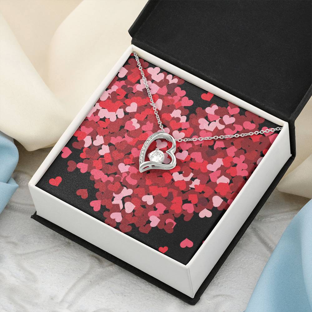 Heart Cluster 1 Forever Love Necklace