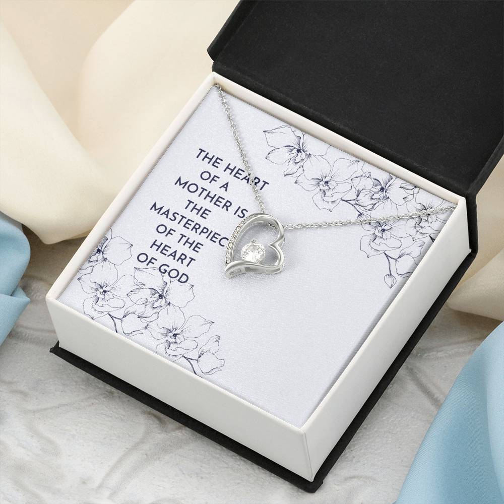 A Mother's Heart Heart Shaped Necklace 1 Forever Love Necklace