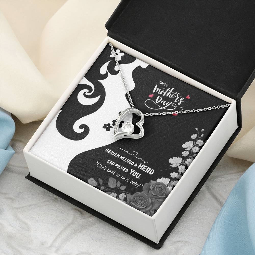 To My Pregnant Wife 2 1 Forever Love Necklace