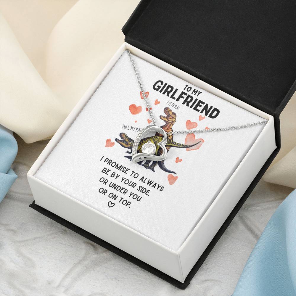 To My Girlfriend Always By Your Side Necklace 1 Forever Love Necklace