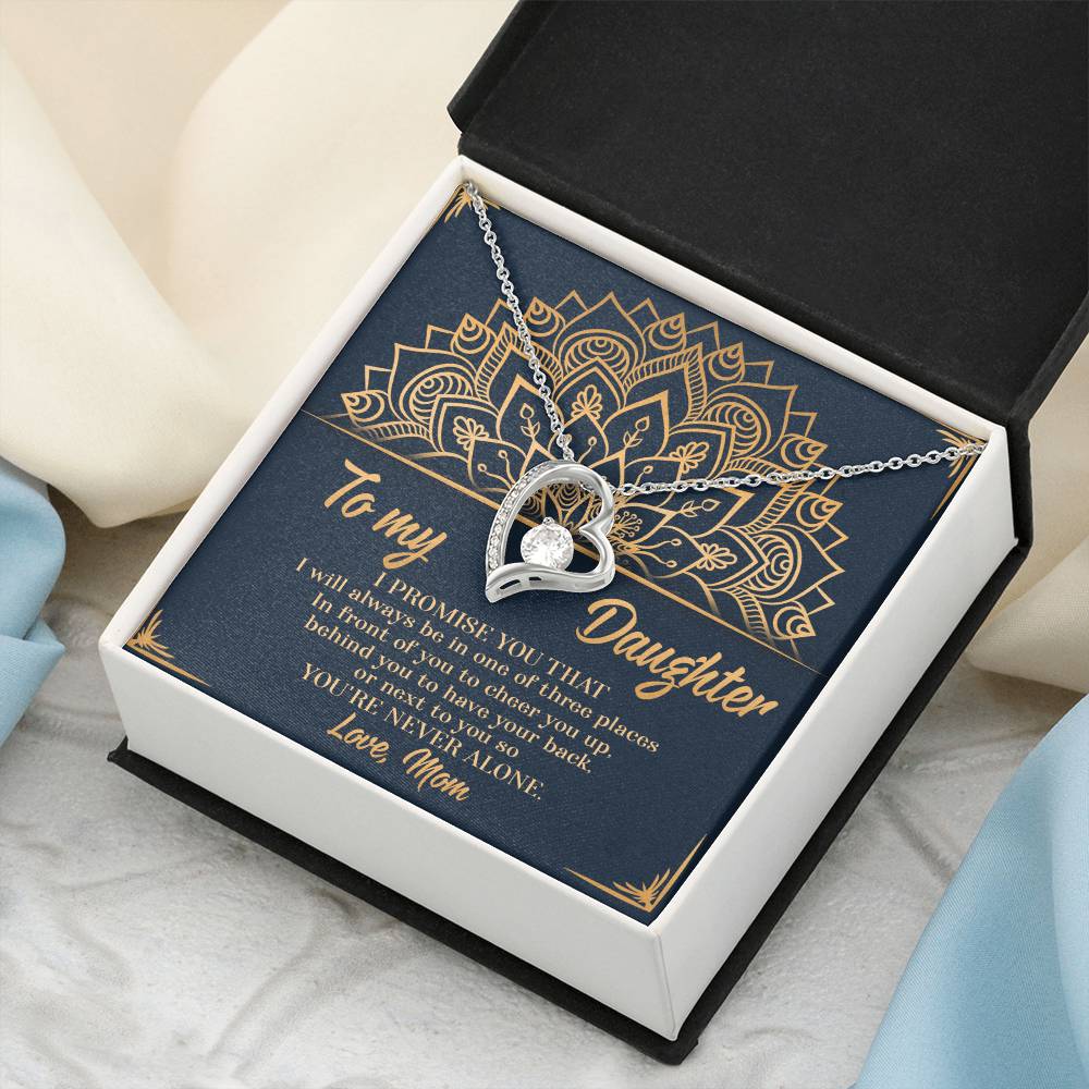 You&#39;re Never Alone Great Gift For Daughter 1 Forever Love Necklace