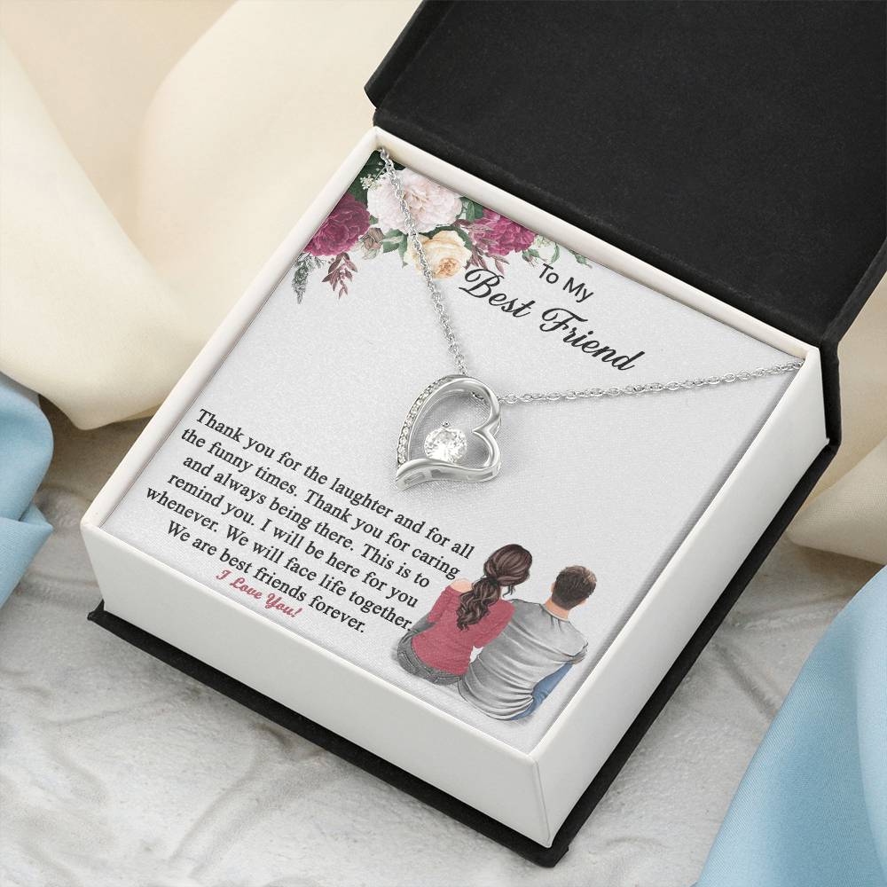 Gift For Best Friend From Boyfriend Friend Necklace 1 Forever Love Necklace