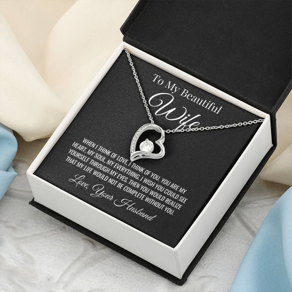 Wife Forever Love Valentine&#39;s Necklace 1 Forever Love Necklace