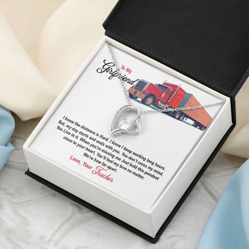 Trucker&#39;s Girlfriend Forever Love Necklace