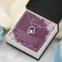 To My Grandma Forever Love Necklace