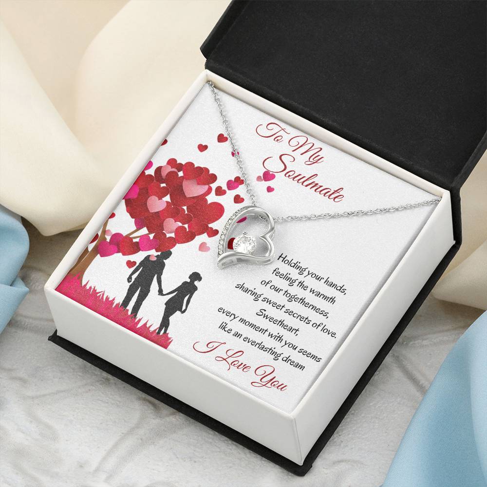 To My Soulmate Valentine&#39;s 1 Forever Love Necklace