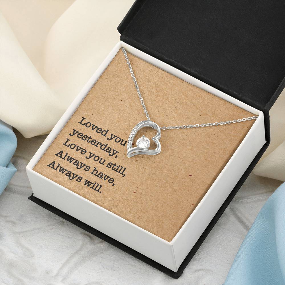 The Always Will Necklace - Customize Gift For Your Loved One ❤️ Forever Love Necklace