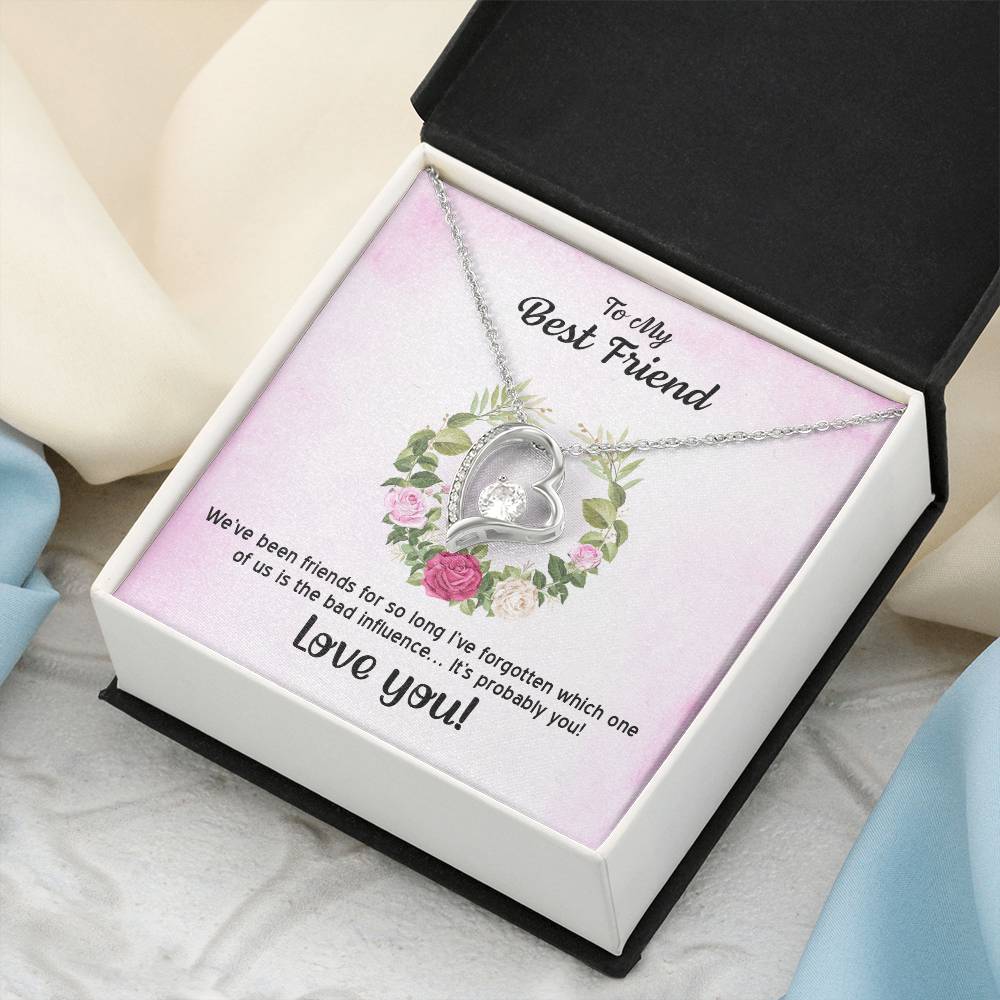 To My Best Friend Necklace Forever Love Necklace