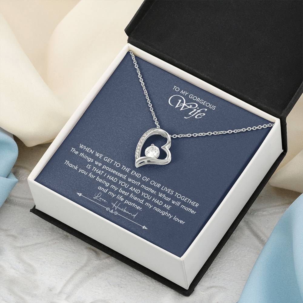 Perfect Necklace For Your Wife ❤️ Forever Love Necklace