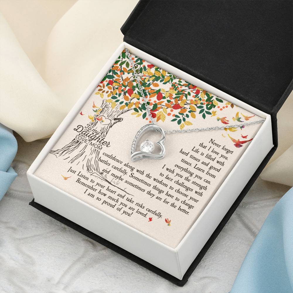 To My Daughter Necklace Never Forget How Much I Love You Gift For Daughter Daughter Necklace Gift Forever Love Necklace