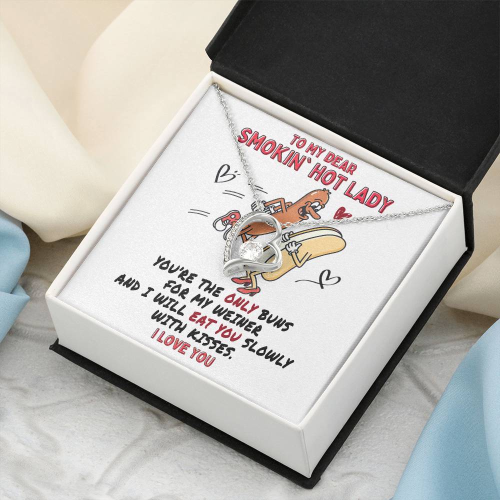 To My Buns I Will Eat You Forever Love Necklace