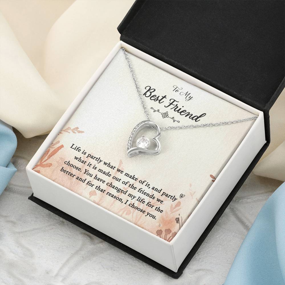 To My Best Friend - Forever Love Necklace Forever Love Necklace