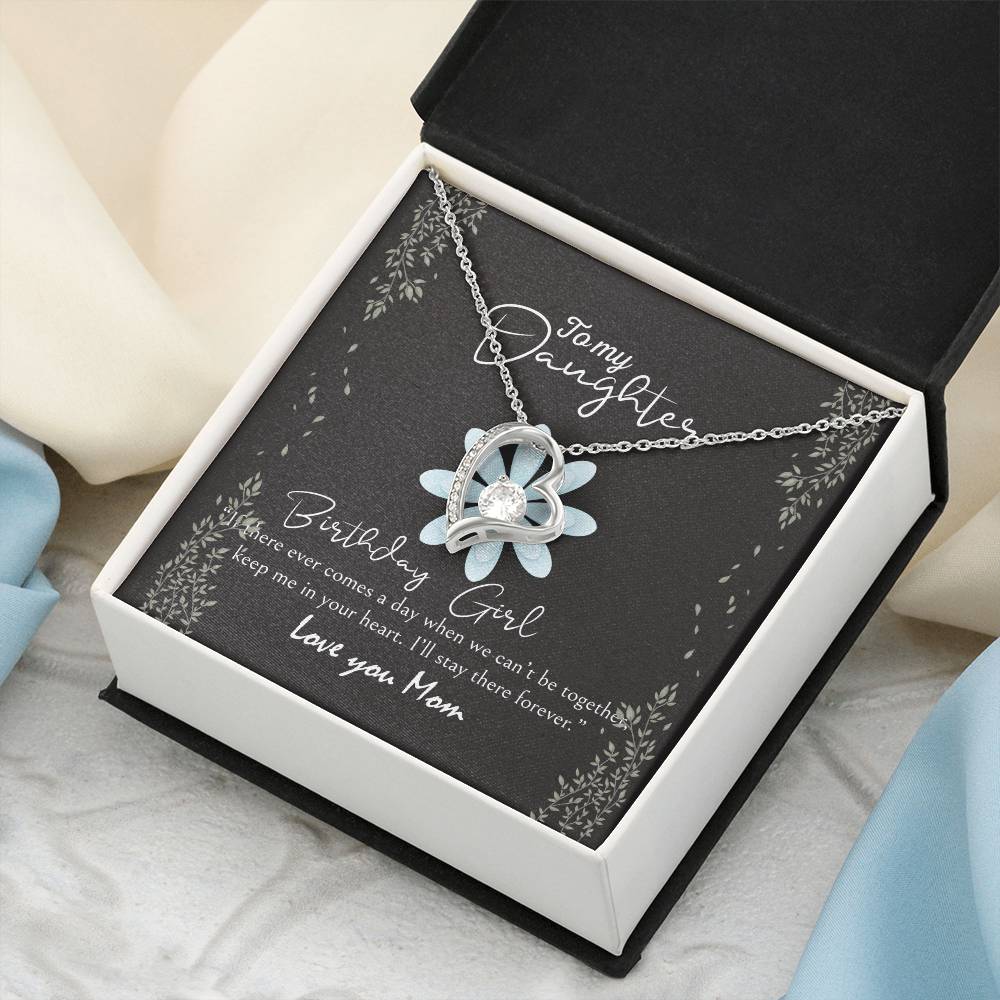 To My Beautiful Daughter Necklace Daughter Gift To My Daughter Necklace From Mom To My Daughter Necklace From Dad Gift For Daughter From Mom Forever Love Necklace