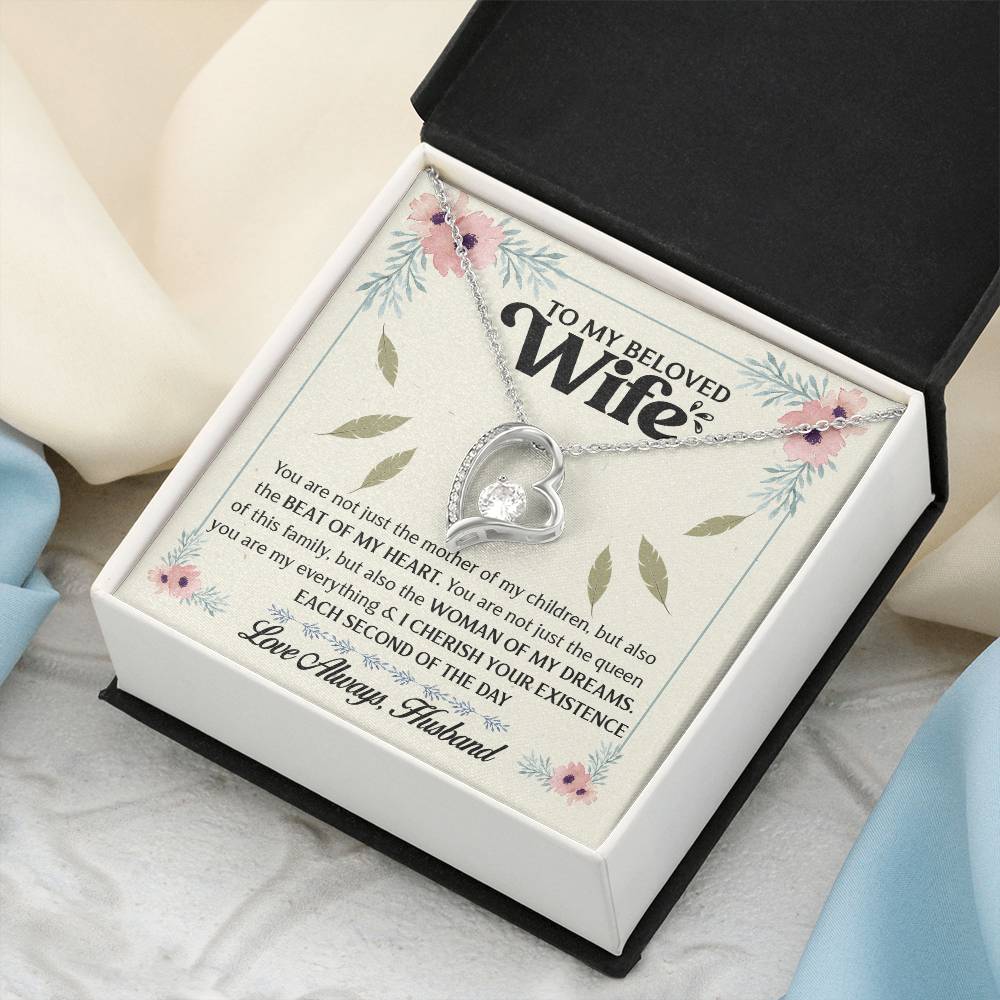 To My Beloved Wife 1 Forever Love Necklace