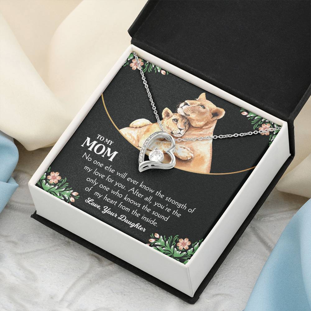 To My Mom 3 Forever Love Necklace
