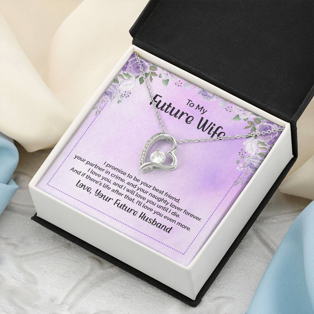 To My Future Wife I Promise To Be Your Best Friend 1 Forever Love Necklace