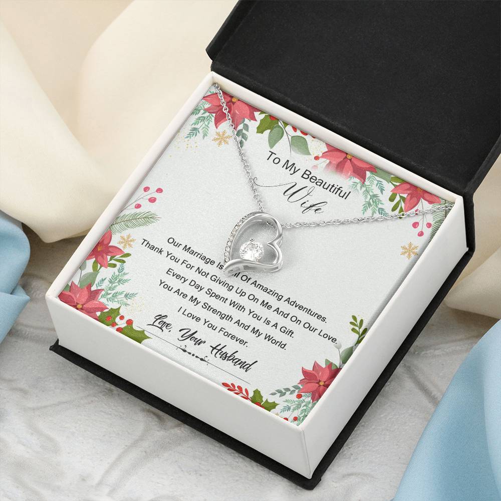 To My Wife 1 Forever Love Necklace