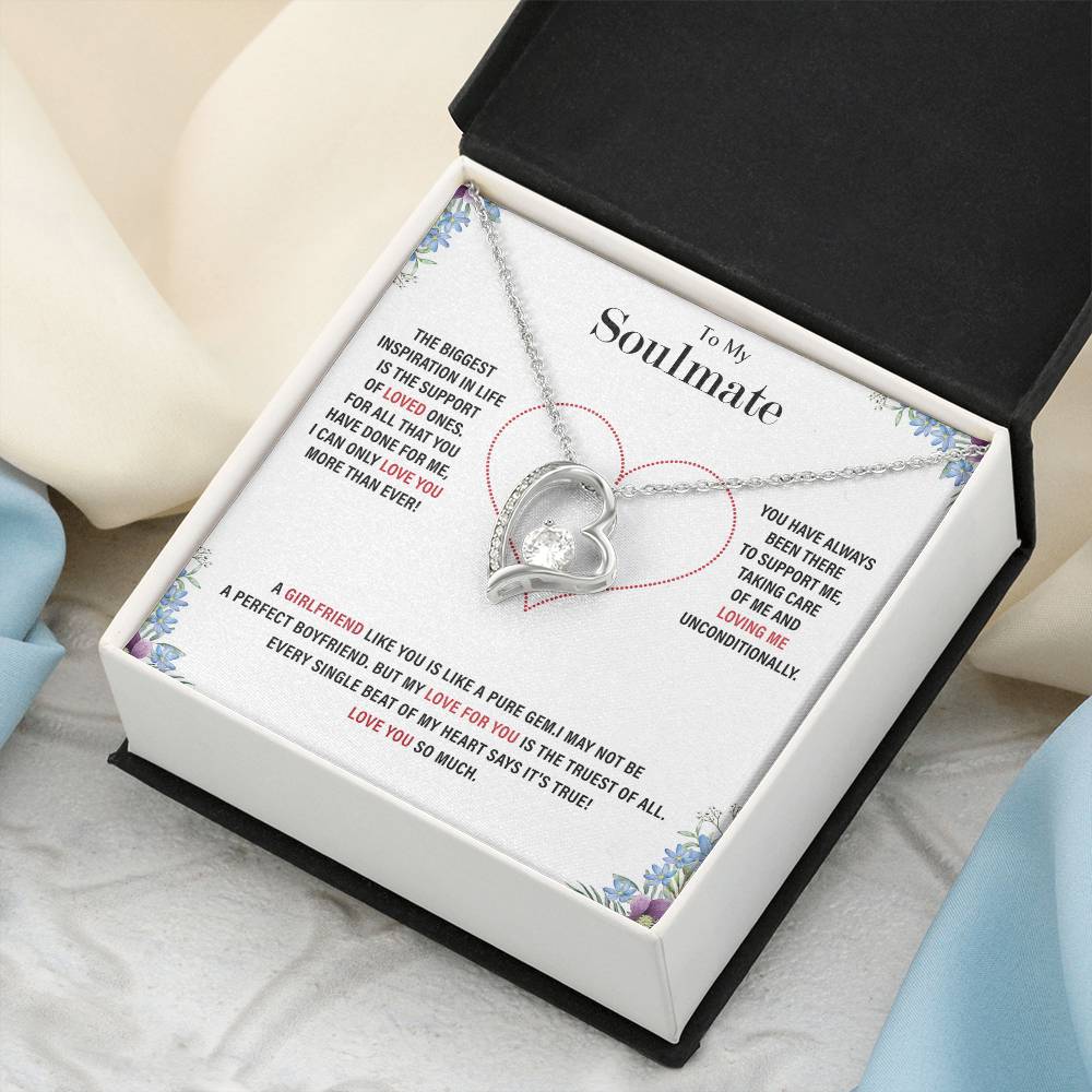 To My Soulmate Forever Love Necklace