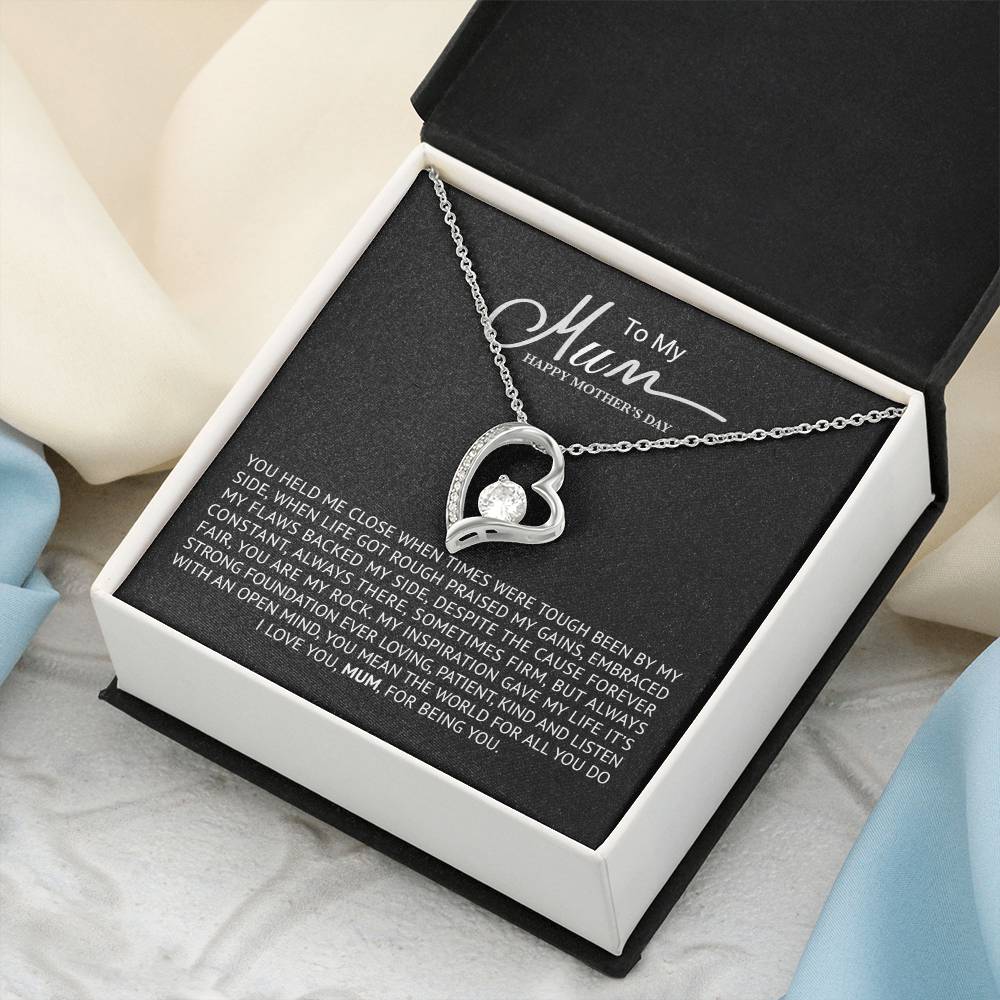 To My Mum Necklace Mother's Day Best Gift For Mum Forever Love Necklace