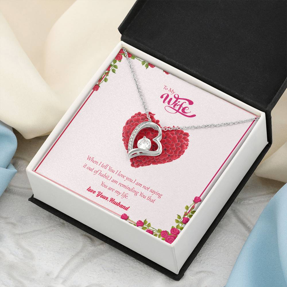 Gift For Wife You Are My Life Necklace 1 Forever Love Necklace