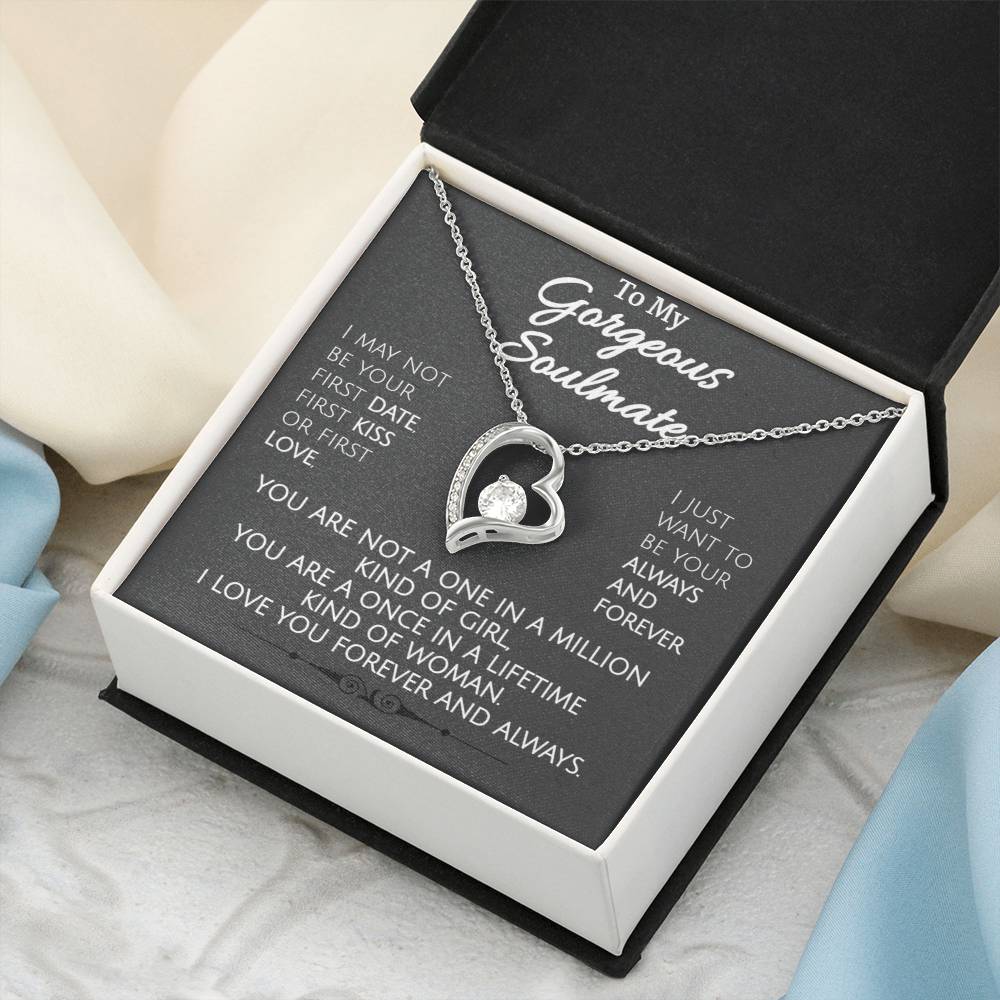 Stunning Necklace To My Gorgeous Soulmate 1 Forever Love Necklace